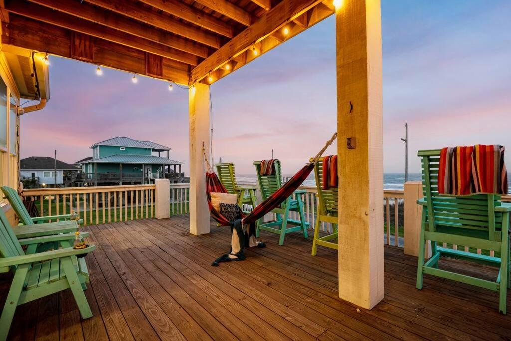 Beachfront*Spectacular View*4 Bd*Sleeps 14 Villa Bolivar Peninsula Ngoại thất bức ảnh